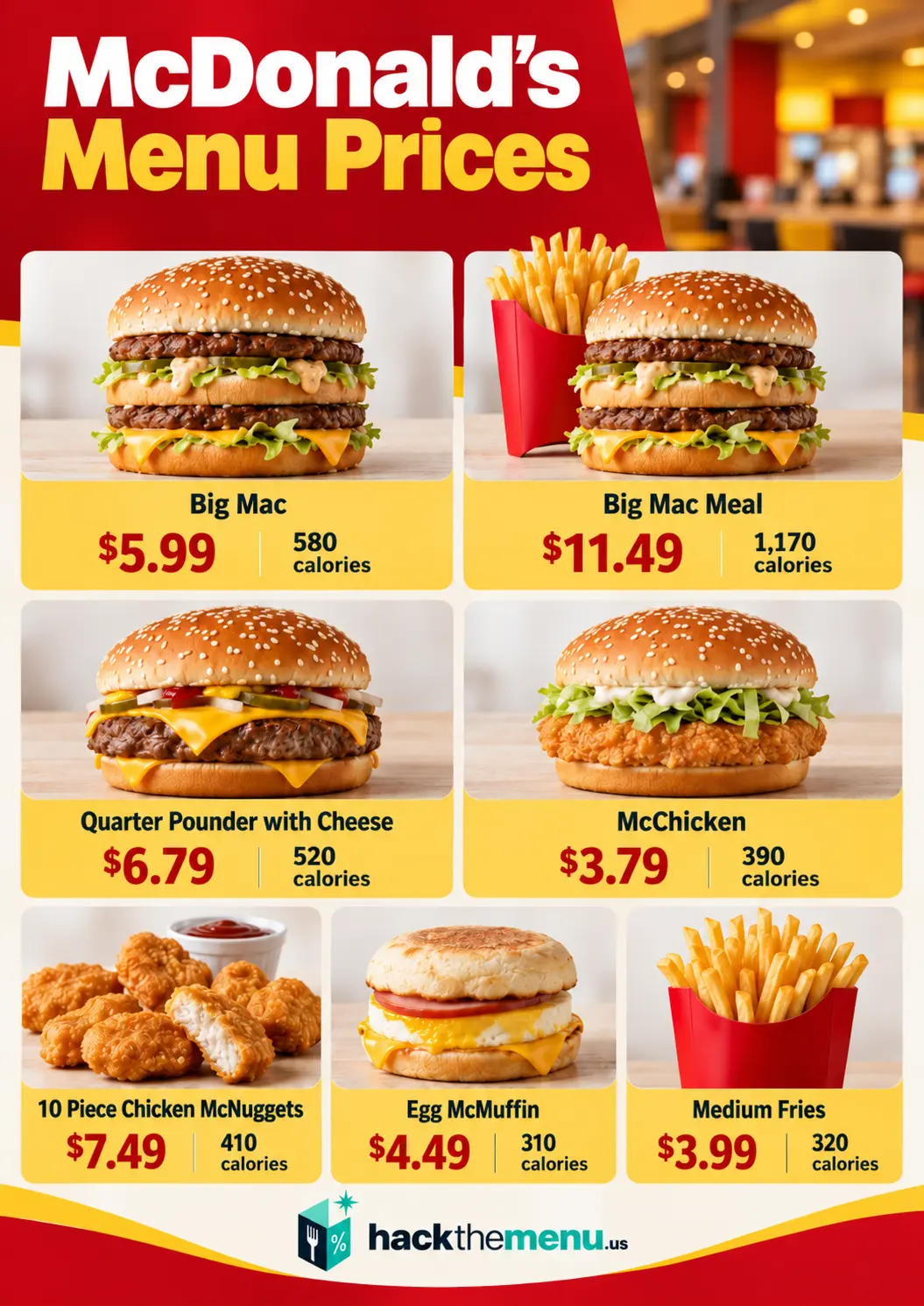 McDonald’s Menu Prices