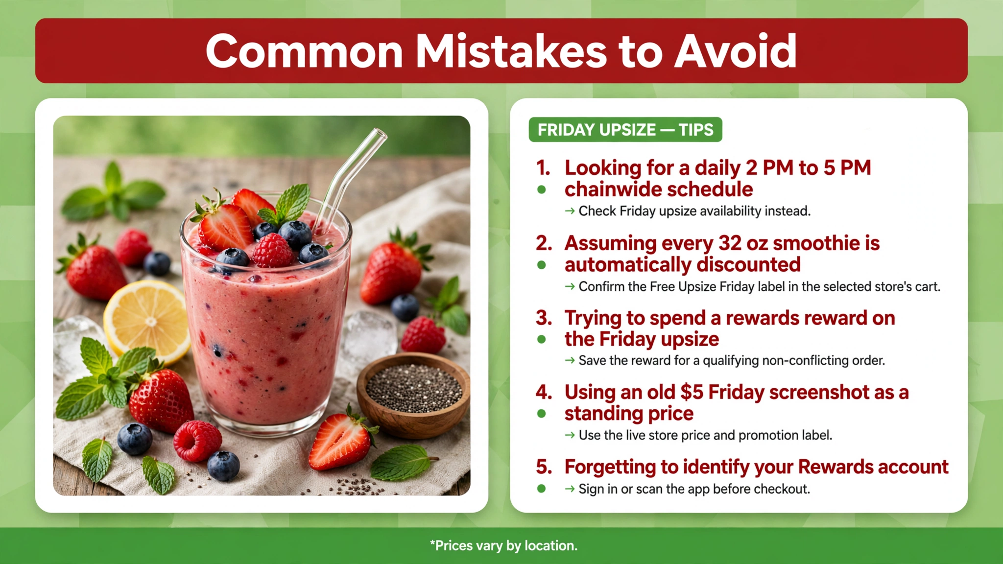 Common happy hour mistakes to avoid infographic