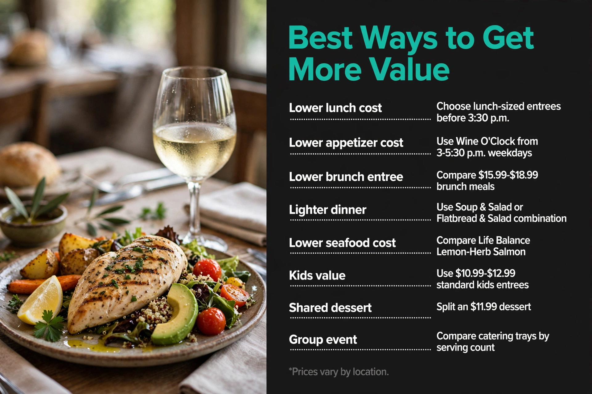 Cooper's Hawk best ways to get more value infographic with ordering tips