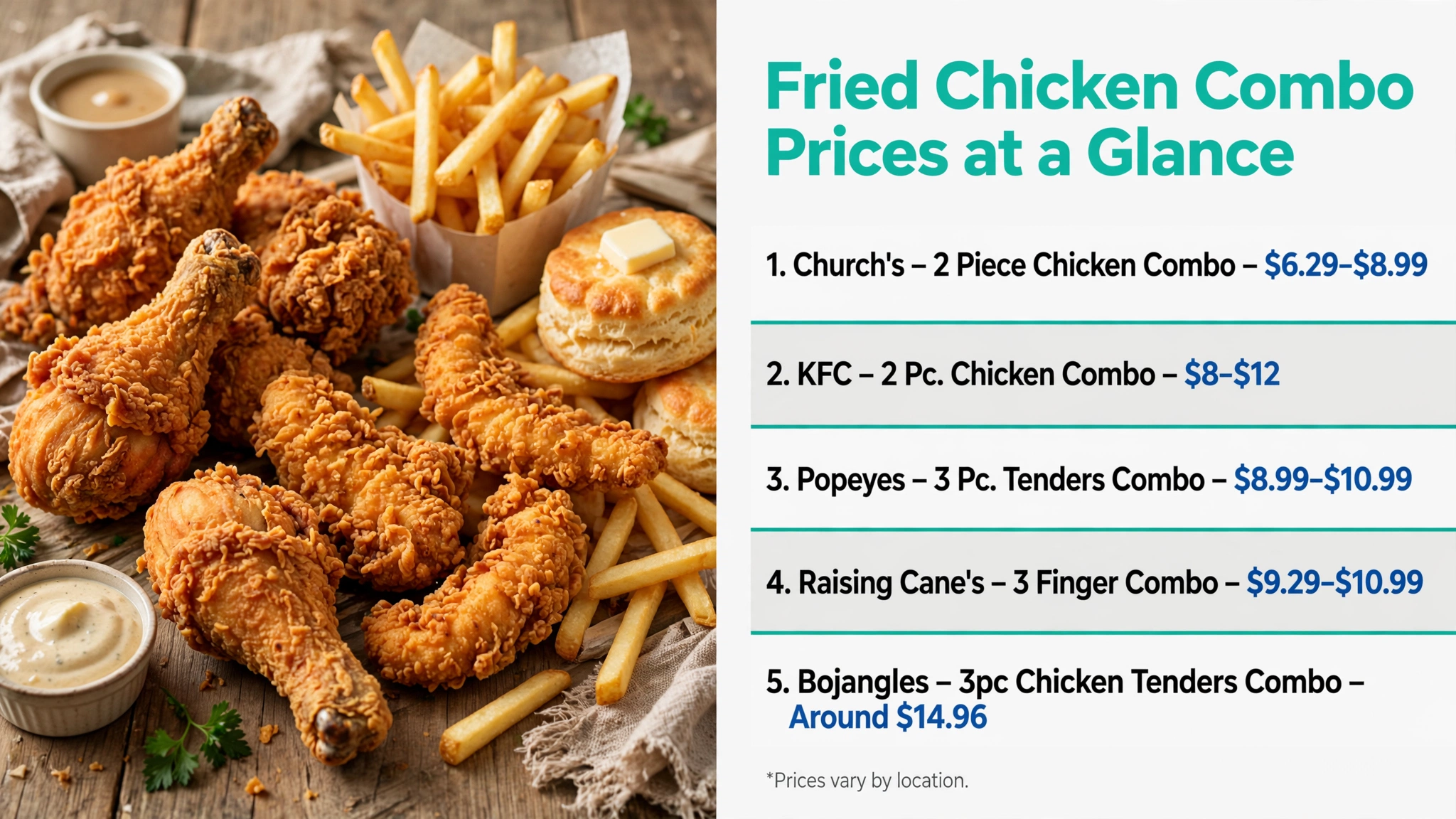 Infographic showing Baskin-Robbins Menu With Prices