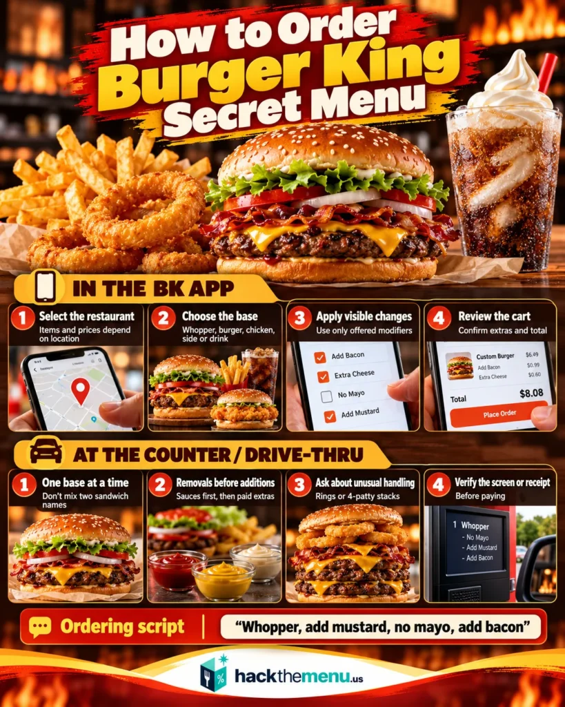 How to Order Burger King Secret Menu