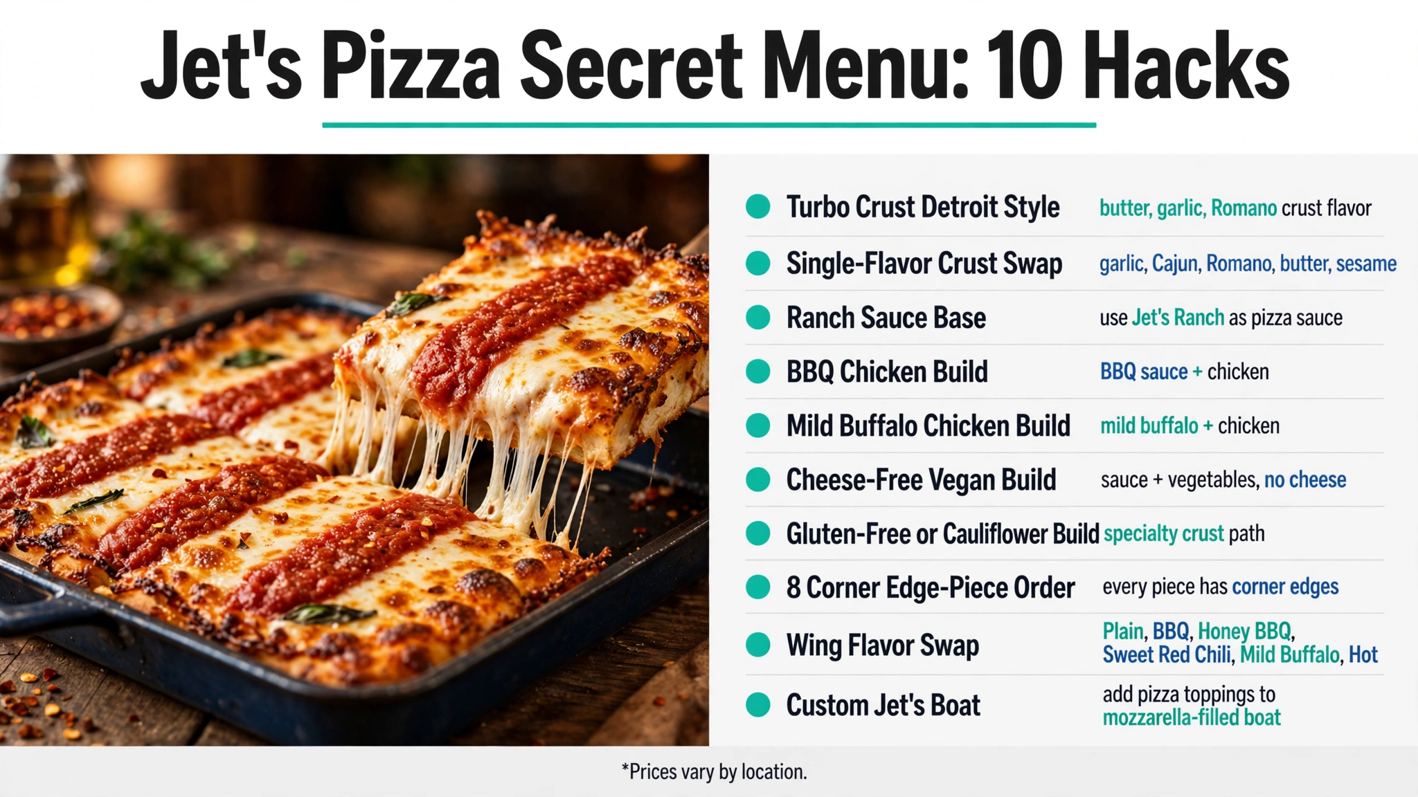 Jet's Pizza secret menu: 10 pizza hacks and how to order each one