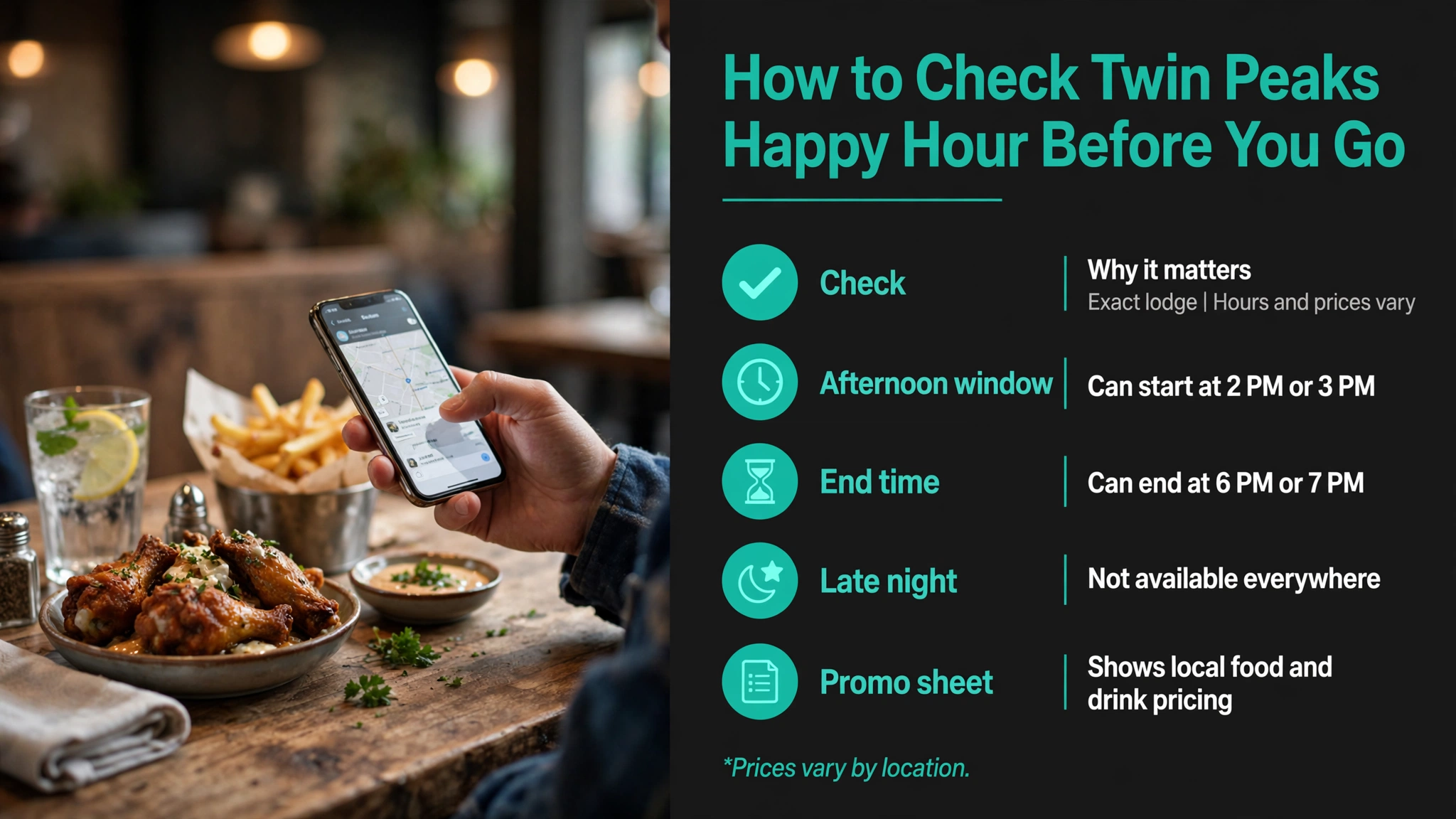 Infographic: Twin Peaks How to Check Twin Peaks Happy Hour Before You Go happy hour